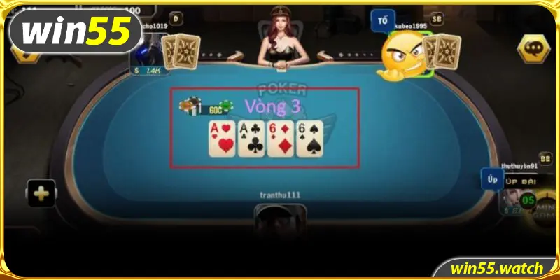 Vòng Turn trong game Poker online