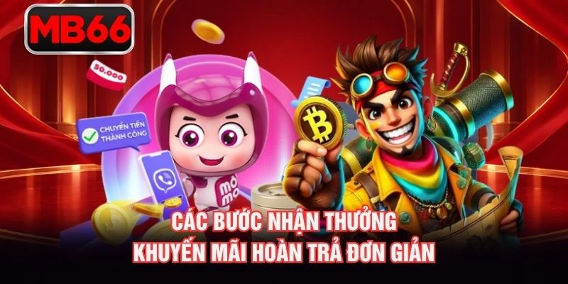 Các bước nhận thưởng khuyến mãi hoàn trả đơn giản Các bước nhận thưởng khuyến mãi hoàn trả đơn giản